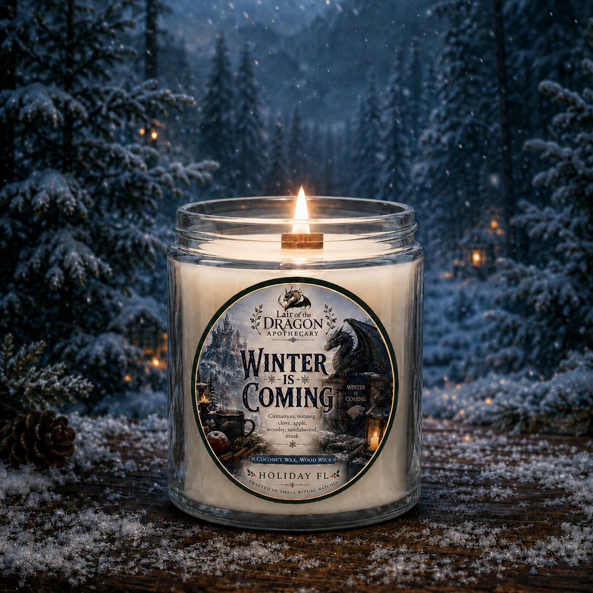 Winter Is Coming Candle